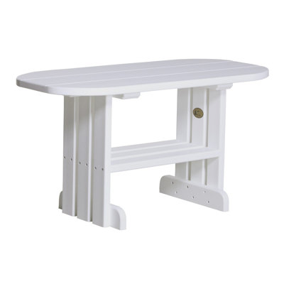 Haffey Oval Outdoor Coffee Table , 36'' in. W 16.5'' in. D