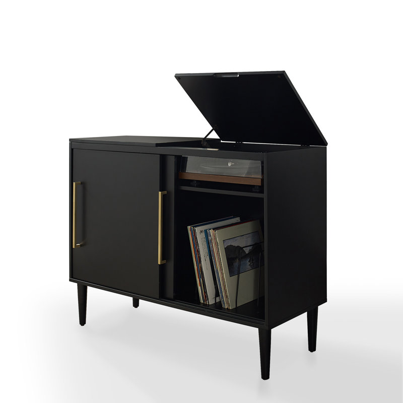 Everett Accent Cabinet, Matte Black