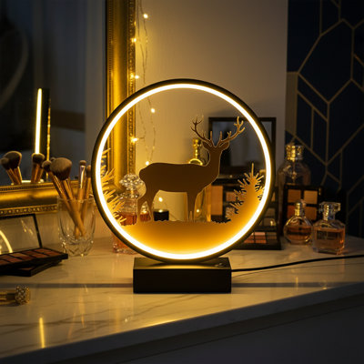 Lampe de table à DEL Selene Silhouette