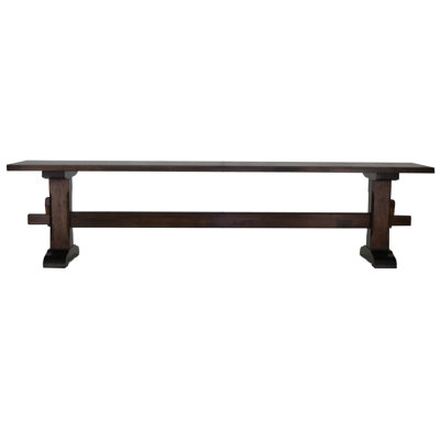 Kinnison Solid Wood Bench by Rosalind Wheeler