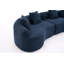 Canapé modulaire incurvé à compression Compression, canapé-lit en chenille haute densité 30D pour appartement, salon, L 110 po-2046095010