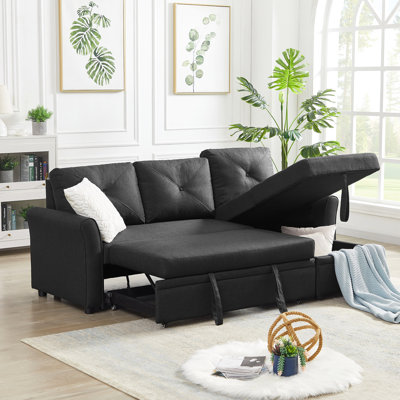 Canapé-lit et chaise longue réversible de 83,46 po