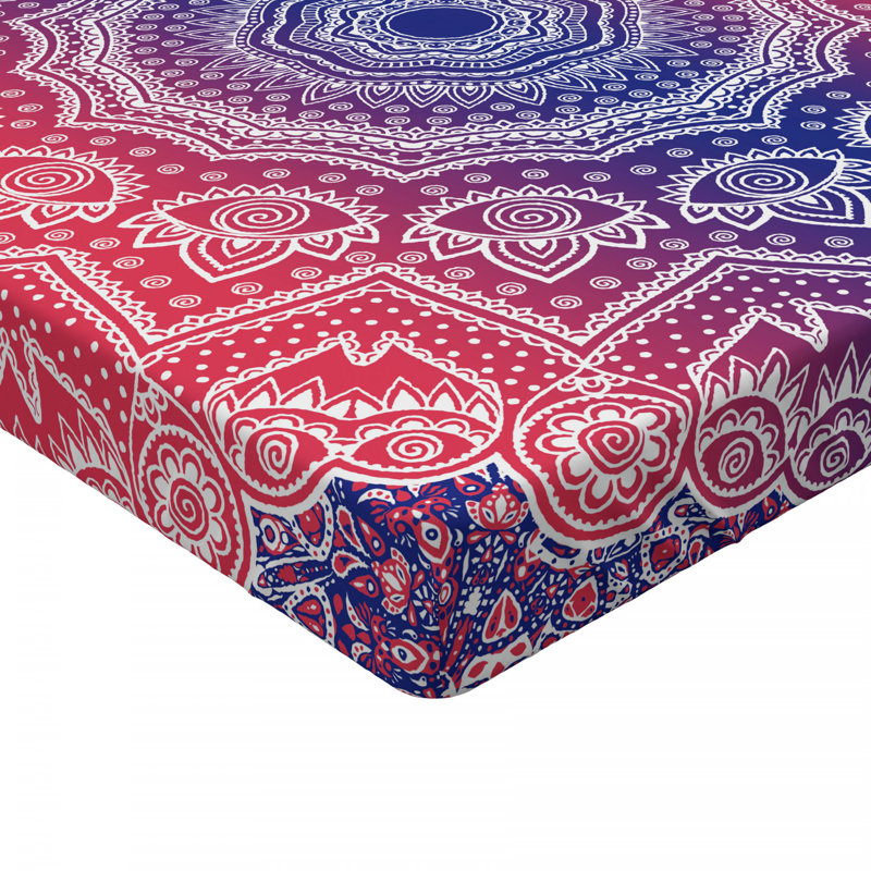 Microfiber Fitted Sheet, Queen Fitted Sheet, Blue