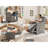 34"W Power Recliner Chair with Vibration Massage and Heating-1307379934