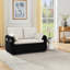 Canapé modulaire moderne de 53 po avec port d'alimentation USB Ellishia, canapé-lit escamotable avec 2 coussins, canapé, canapé-284199989