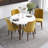 4 - Person Solid Wood Solid Wood Top Four Leg Dining Set