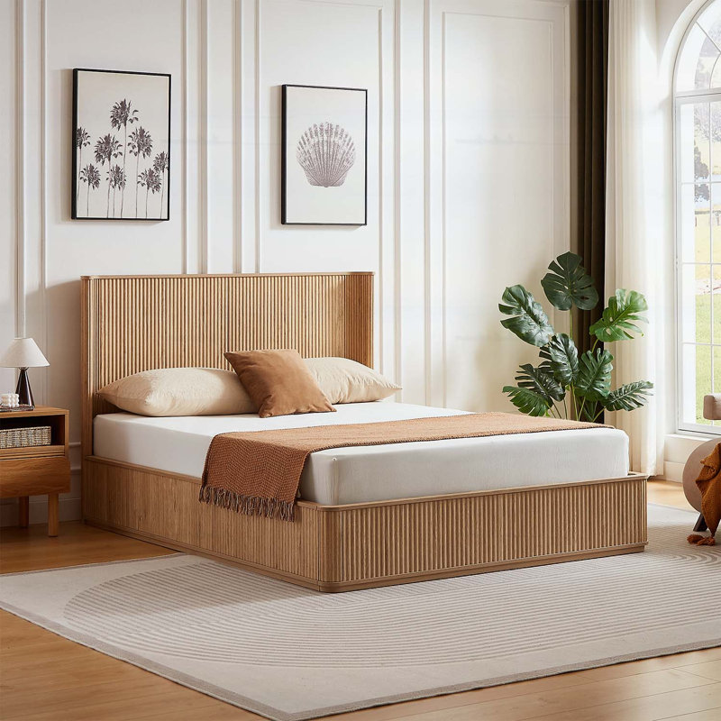 Lit plateforme Wave, Oak