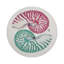 Sous-verres ronds en cuir Nautilus Palm Beach-119015145