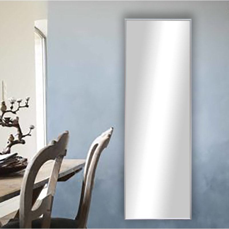 Derosier Metal Flat Wall Mirror, 60" H x 25" W