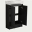 Coiffeuse 23 "avec lavabo et porte-120855820