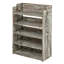 10 Pair Solid Wood Shoe Rack
