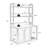 Wooden  Cat Cabinet With 2 Doors,Shelf Storage and Scratch Pad-2122820171
