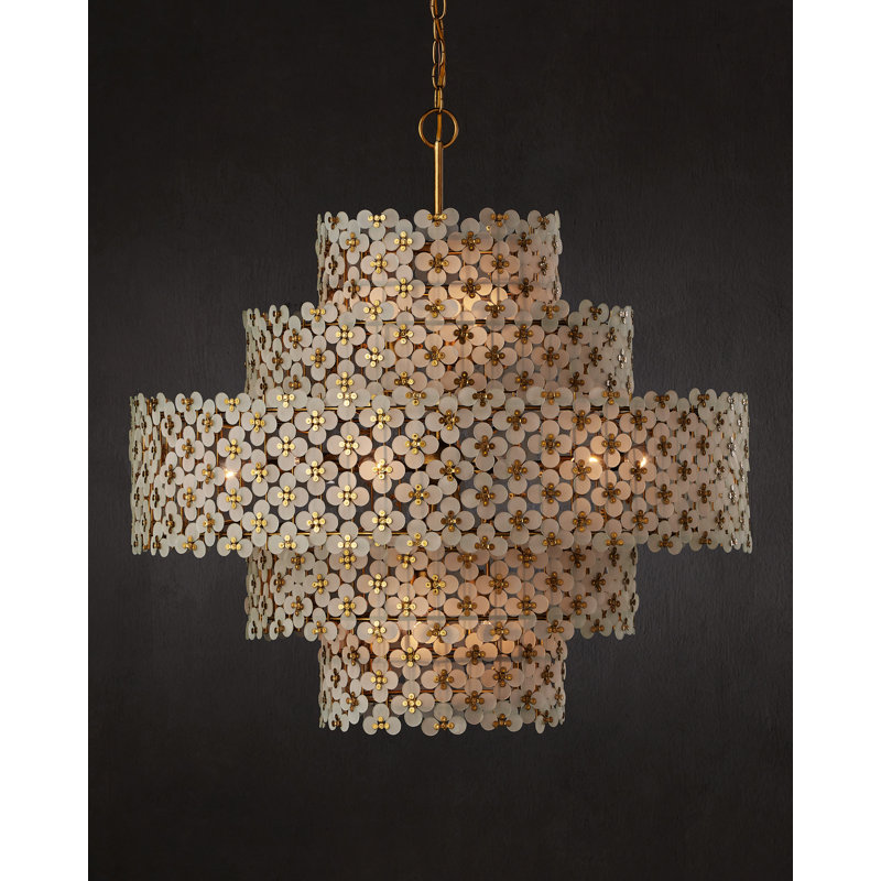Spring Flower 4 - Light Chandelier, 35'' H X 35'' W X 35'' D