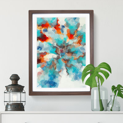 Magnificent Spark Abstract - Framed Print