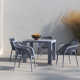 Asherton 55'' Rectangular 4 - Person Outdoor Dining Set