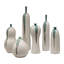 Bouteilles décoratives en porcelaine blanche/bleu intérieur/extérieur-49418384