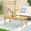 Table basse simple en bois massif Bertok