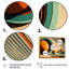 Impression rétro sur toile sur cadre rétro Mid-Century III-87319014-87319017