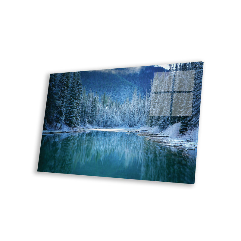 Wonder Winter Land by Yongnan Li - Wrapped Canvas Print, Plastic/Acrylic, 16" H x 24" W x 0.25" D
