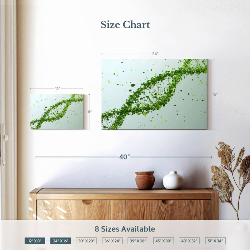 Keiri Botanical DNA, 16" H x 24" W