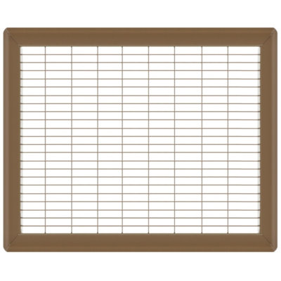 Brown Heavy Gauge Floor Grill