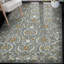 Tapis en laine crocheté à la main Pecos-329330126