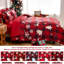 Christmas Reindeer and Plaid 7-Piece Comforter Set-137257659