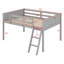 Lit mezzanine bas avec échelle-101992119