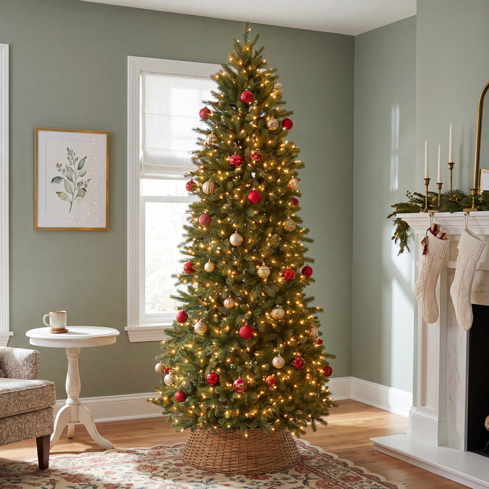 Jersey Pre-Lit Fir Tree, 7.5'