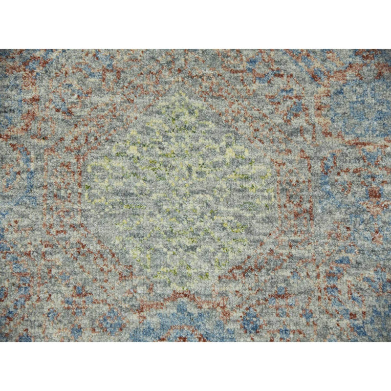 Tapis vert nouvel âge en laine 9 pi x 12 pi Wendall