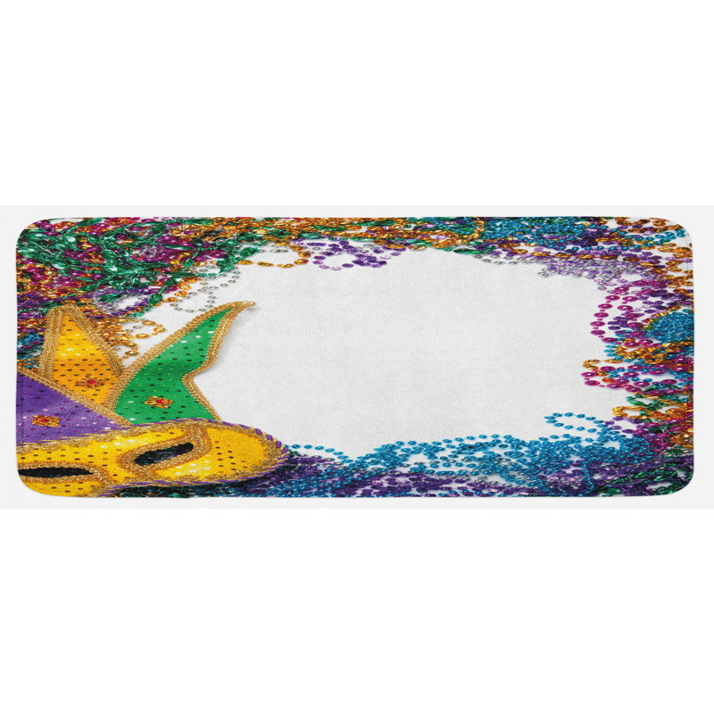Tapis de cuisine multicolore multicolore