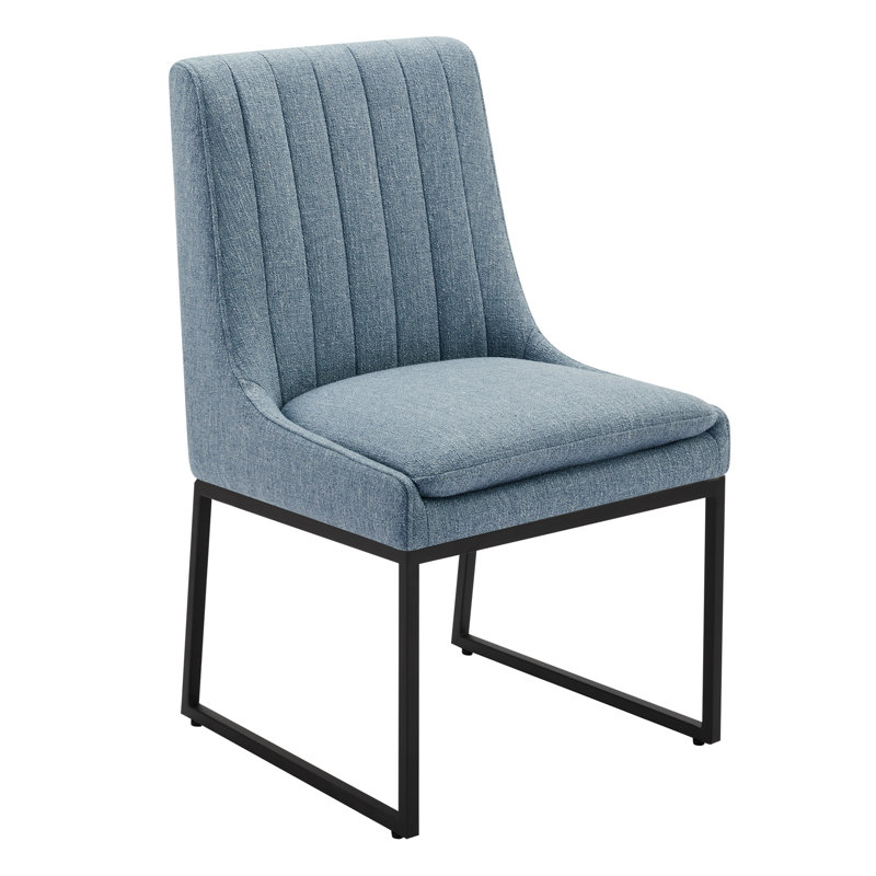Chaise Welburn, Tweed bleu Capri Nathan