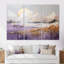 Mauve et or, lac et montagne IV - art mural lac-796057932-796057935