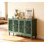 Buffet antique 60 "avec sculptures florales-628464375