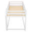 Lit superposé simple au-dessus d'un lit simple avec échelle-1789084910
