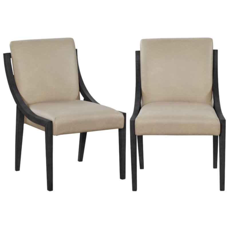Kratz Leather Sling Chair -Peppercorn
