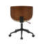 Chaise de bureau style Mid-Century en similicuir Serenada-521401430