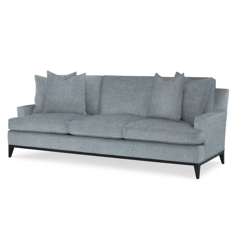 Dapper Upholstered 88'' Sofa, Espresso, Elise Harbor