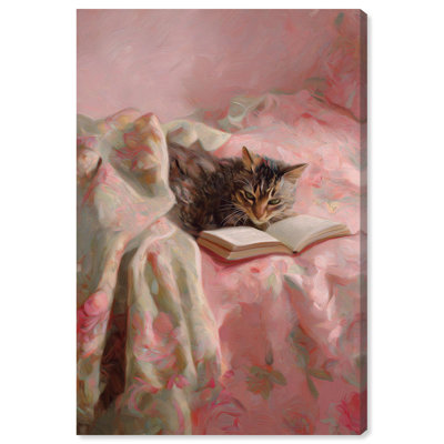 Décoration murale pour chat, "Cat Nap capitulation" par Art Remedy, 16 x 24