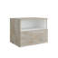 Hailey 49cm W Manufactured Wood Bedside Table