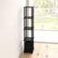 Evianna Shelving Unit Bookcase with Fabric Bin-242945983