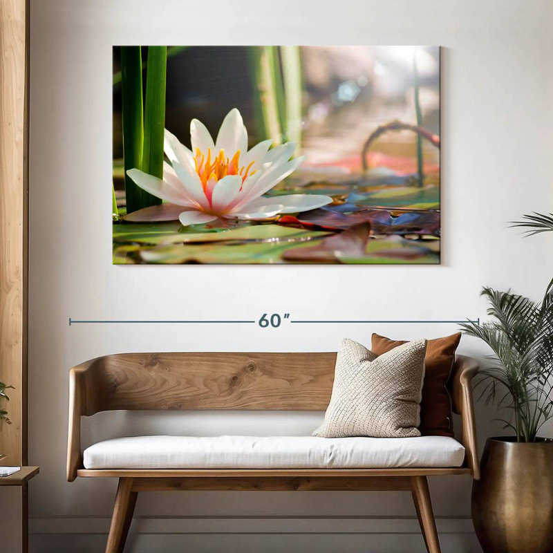 Harnek Water Lily Bloom, 32" H x 48" W