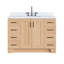 Freitas 48'' Solid Wood Single Bathroom Vanity-457616132-463623750-463623771