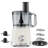 10-Cup Food Processor, 600W Vegetable Chopper for Slicing, Dishwasher Safe Parts-125102028