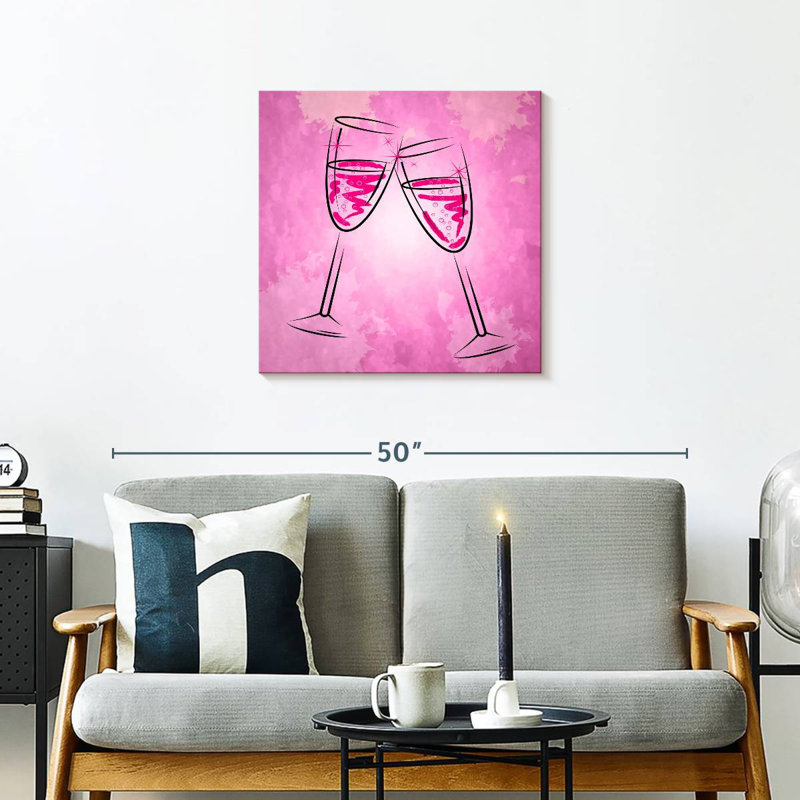 Verres à champagne Yarlin, H 24 po x l 24 po