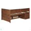 Lit de jour simple avec tiroirs et tablettes-1755460956