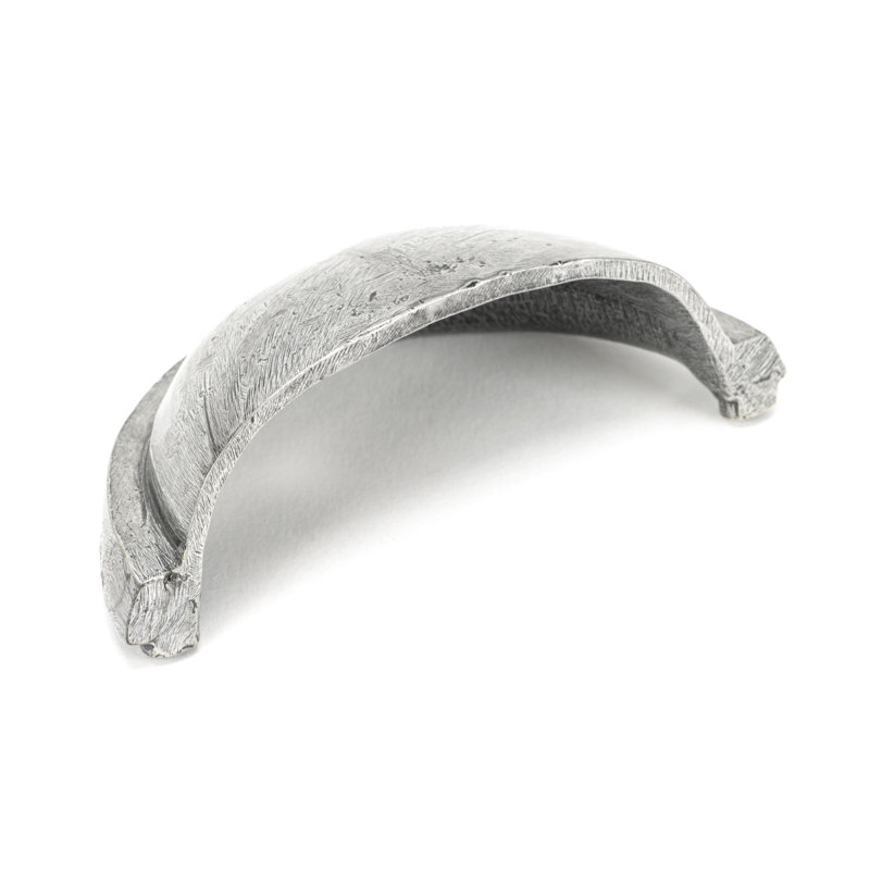 Regency 7.5 cm centre Cup Handle, Pewter Patina