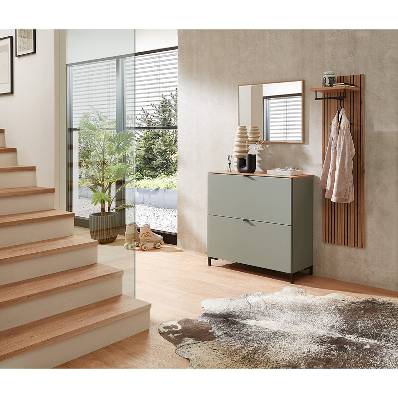 BESCO Wall-hanging Shoe Cabinet, Width: 100 cm