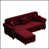 Velours rouge