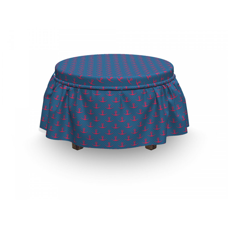 Box Cushion Ottoman Slipcover